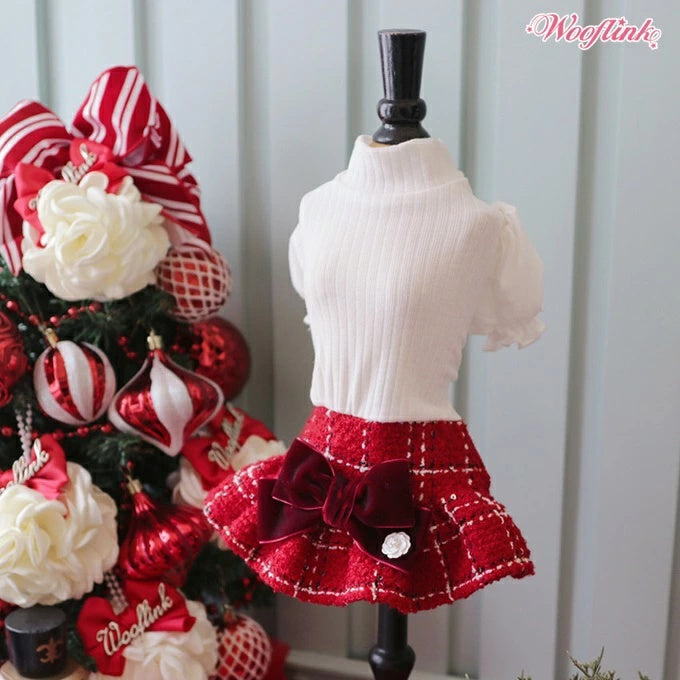 ウーフリンク WOOFLINK WAITING FOR LOVE DRESS【小型犬 犬服 ワンピース ドレス スカート セレブ】