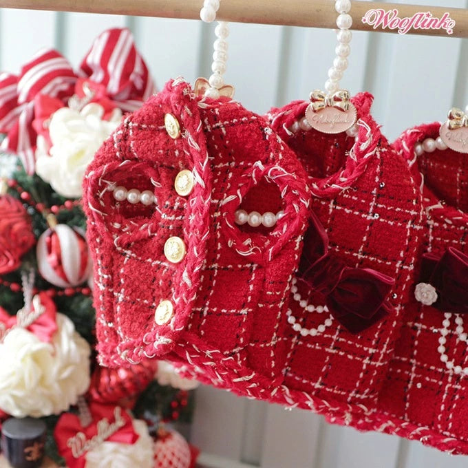 ウーフリンク WOOFLINK WAITING FOR LOVE JACKET【小型犬 犬服 アウター ジャケット セレブ】