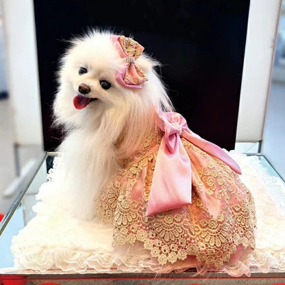 リュクスバーディ Luxe birdie エタニティドレス【小型犬 犬服 ワンピース ドレス スカート セレブ】
