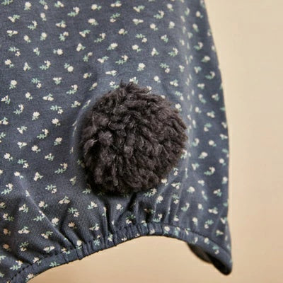 ルイスドッグ louisdog Bunny Tail Pants/Ash Bloom【小型犬 犬服 ロンパース つなぎ パンツ オールインワン セレブ】