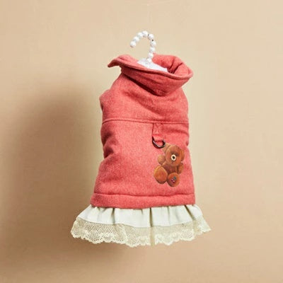 ルイスドッグ louisdog Cherry Teddy Walking Jacket【小型犬 犬服 アウター ジャケット コート セレブ】