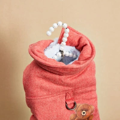 ルイスドッグ louisdog Cherry Teddy Walking Jacket【小型犬 犬服 アウター ジャケット コート セレブ】