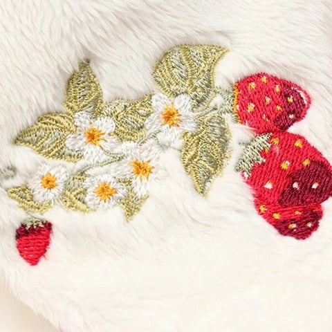 きゃんナナ CanNana いちご刺繍ハーフボレロ 1176【小型犬 犬服 アウター トップス ボレロ 羽織り】