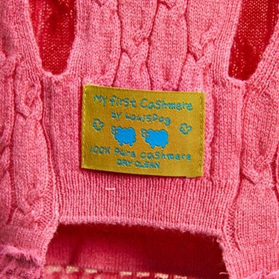 ルイスドッグ louisdog Rose Berry Cashmere Knit【小型犬 犬服 トップス ニット セーター セレブ】