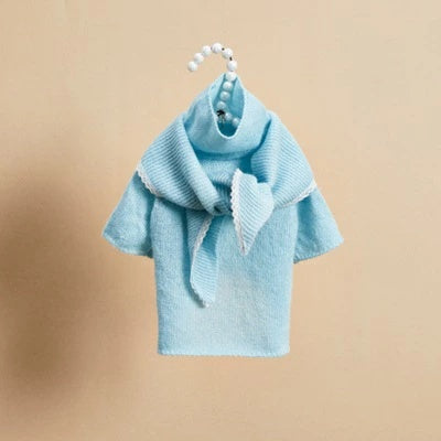 ルイスドッグ louisdog Baby Powder Cashmere Scarf Set【小型犬 犬服 トップス ニット セーター スカーフ セット セレブ】