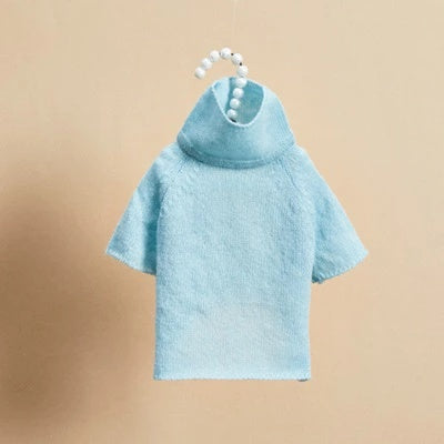 ルイスドッグ louisdog Baby Powder Cashmere Scarf Set【小型犬 犬服 トップス ニット セーター スカーフ セット セレブ】