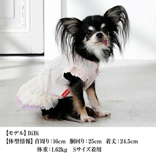 クレイジーブー CRAZYBOO ベア刺しゅうワンピ【犬服 ワンピース ドレス スカート セレブ】