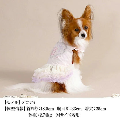 クレイジーブー CRAZYBOO ベア刺しゅうワンピ【犬服 ワンピース ドレス スカート セレブ】