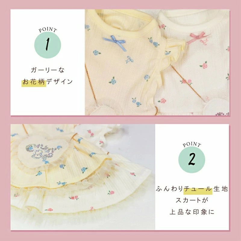 クレイジーブー CRAZYBOO リボンポシェットワンピ【犬服 ワンピース ドレス スカート セレブ】
