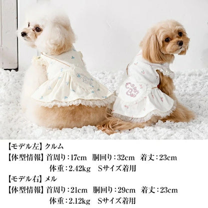 クレイジーブー CRAZYBOO リボンポシェットワンピ【犬服 ワンピース ドレス スカート セレブ】