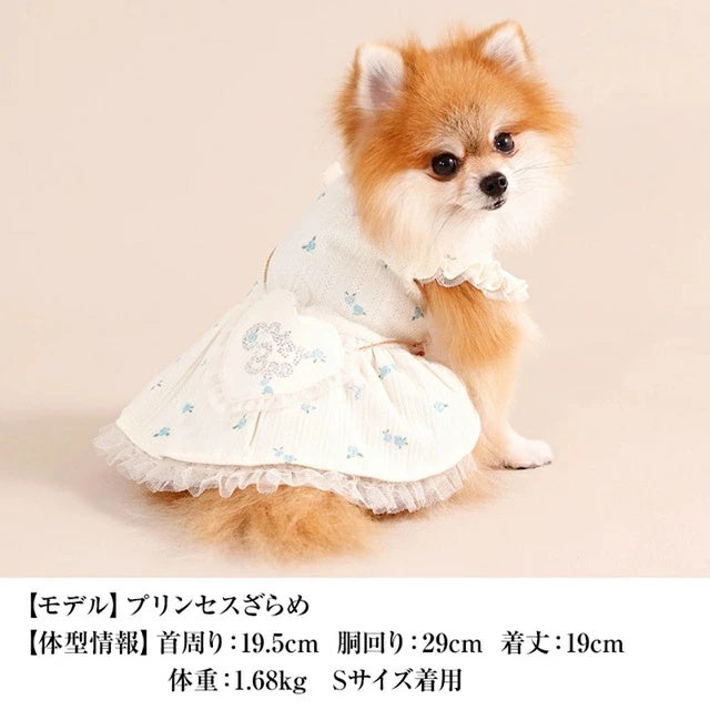 クレイジーブー CRAZYBOO リボンポシェットワンピ【犬服 ワンピース ドレス スカート セレブ】