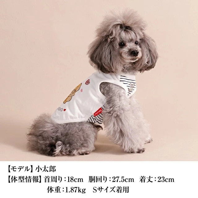 クレイジーブー CRAZYBOO ラブベアタンク【犬服 トップス タンクトップ ノースリーブ セレブ】