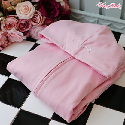 ウーフリンク WOOFLINK MILKSHAKE ZIP UP HOODIE FOR MOM【オーナー用 ママ用 トップス フーディ パーカー セレブ】