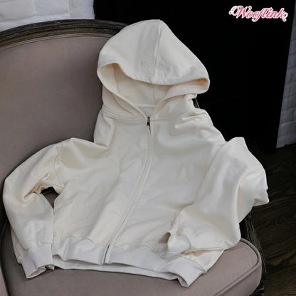ウーフリンク WOOFLINK MILKSHAKE ZIP UP HOODIE FOR MOM【オーナー用 ママ用 トップス フーディ パーカー セレブ】