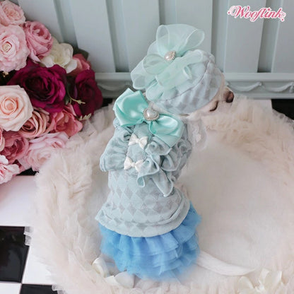 ウーフリンク WOOFLINK DIAMANT DE CARNAVAL BERET【犬用 帽子 アクセサリー ベレー帽 セレブ】