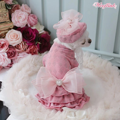 ウーフリンク WOOFLINK DIAMANT DE CARNAVAL BERET【犬用 帽子 アクセサリー ベレー帽 セレブ】