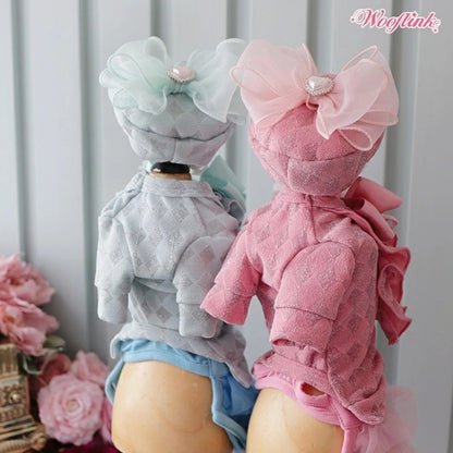 ウーフリンク WOOFLINK DIAMANT DE CARNAVAL BLOUSE【犬服 犬用 トップス ブラウス ニット セレブ】