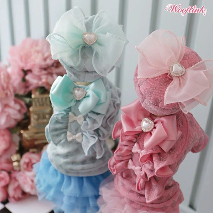 ウーフリンク WOOFLINK DIAMANT DE CARNAVAL BLOUSE【犬服 犬用 トップス ブラウス ニット セレブ】