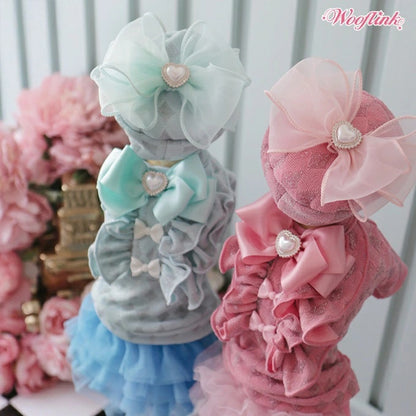 ウーフリンク WOOFLINK DIAMANT DE CARNAVAL BLOUSE【犬服 犬用 トップス ブラウス ニット セレブ】