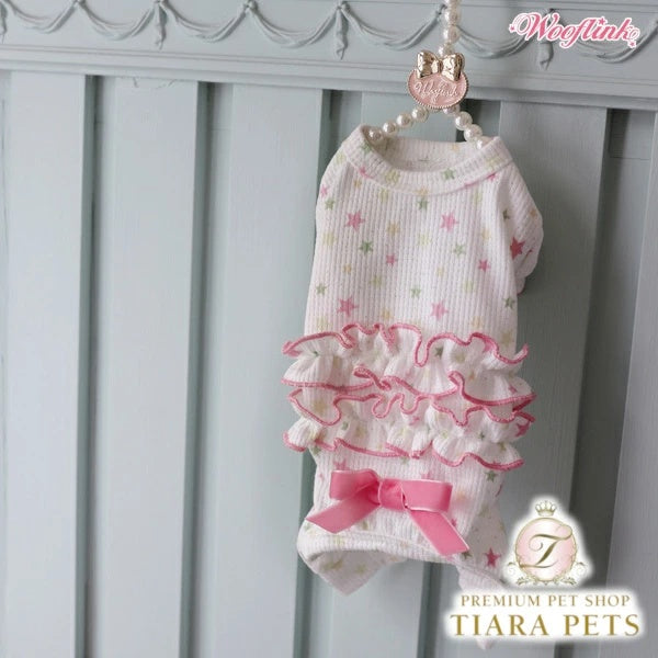 ウーフリンク WOOFLINK STARLIGHT【犬服 犬用 パジャマ つなぎ 部屋着 ルームウェア セレブ】