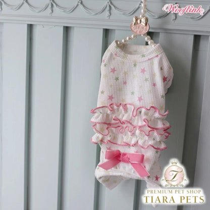 ウーフリンク WOOFLINK STARLIGHT【犬服 犬用 パジャマ つなぎ 部屋着 ルームウェア セレブ】