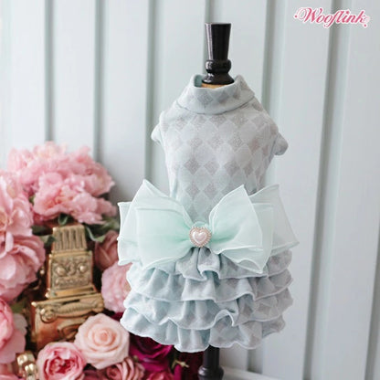 ウーフリンク WOOFLINK DIAMANT DE CARNAVAL DRESS【犬服 犬用 ワンピース ドレス スカート セレブ】