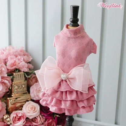 ウーフリンク WOOFLINK DIAMANT DE CARNAVAL DRESS【犬服 犬用 ワンピース ドレス スカート セレブ】