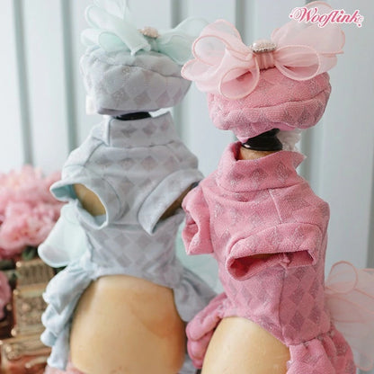 ウーフリンク WOOFLINK DIAMANT DE CARNAVAL DRESS【犬服 犬用 ワンピース ドレス スカート セレブ】