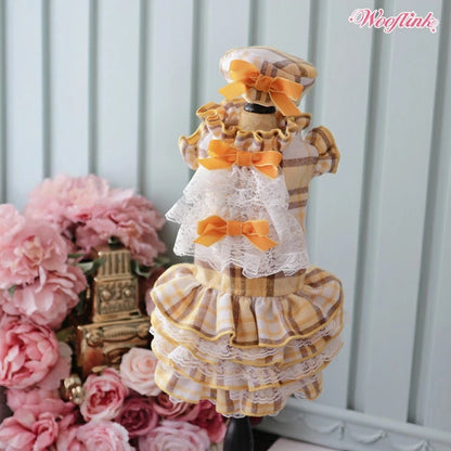 ウーフリンク WOOFLINK VINTAGE ATELIER DRESS【犬服 犬用 ワンピース ドレス スカート セレブ】
