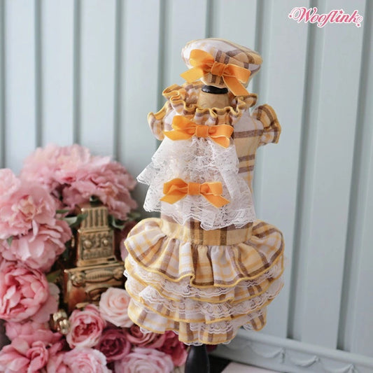 ウーフリンク WOOFLINK VINTAGE ATELIER DRESS【犬服 犬用 ワンピース ドレス スカート セレブ】