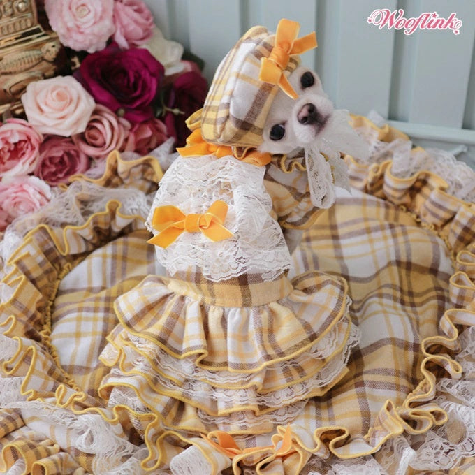 ウーフリンク WOOFLINK VINTAGE ATELIER DRESS【犬服 犬用 ワンピース ドレス スカート セレブ】