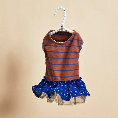 ルイスドッグ louisdog Blooming Morning Dress【小型犬 犬服 ワンピース スカート ドレス セレブ】