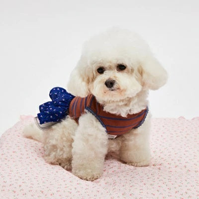 ルイスドッグ louisdog Blooming Morning Dress【小型犬 犬服 ワンピース スカート ドレス セレブ】