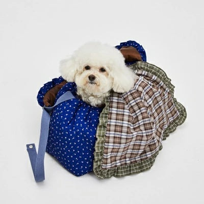 ルイスドッグ louisdog Pajama Sling Bag/Blooming Morning【小型犬 犬用 キャリーバッグ カバン セレブ】