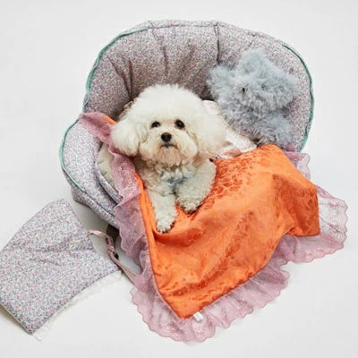 ルイスドッグ louisdog Pajama Around Bag/Blooming【小型犬 犬用 キャリーバッグ カバン セレブ】