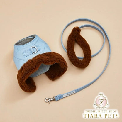 ルイスドッグ louisdog Glaze Fur Harness Set【小型犬 犬用 ハーネス リード セット セレブ】