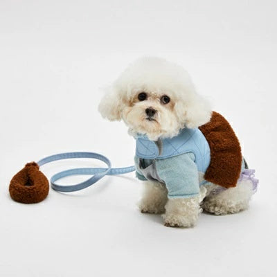 ルイスドッグ louisdog Glaze Fur Harness Set【小型犬 犬用 ハーネス リード セット セレブ】