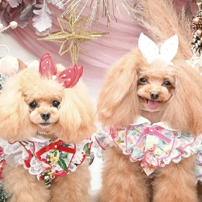 リュクスバーディ Luxe birdie プティラパンバレッタ【小型犬 犬用 ヘアアクセサリー バレッタ セレブ】