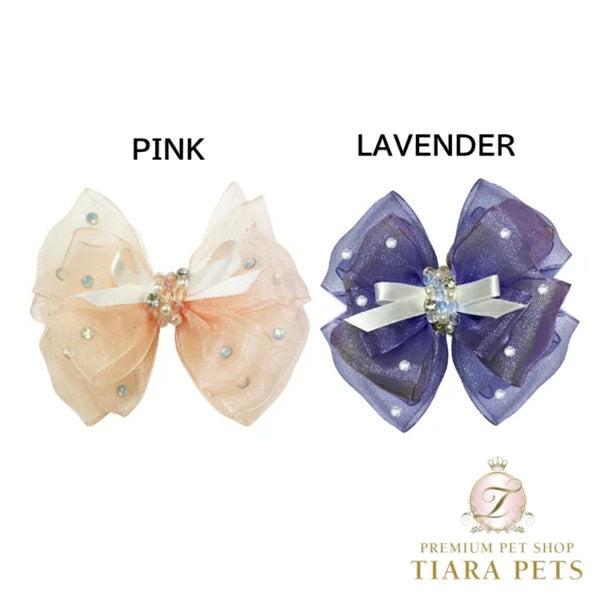 リュクスバーディ Luxe birdie エール・ダンジュバレッタ【小型犬 犬用 ヘアアクセサリー バレッタ セレブ】
