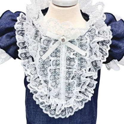 リュクスバーディ Luxe birdie ラ・ヴァーグシャツ【小型犬 犬服 トップス シャツ ブラウス セレブ】