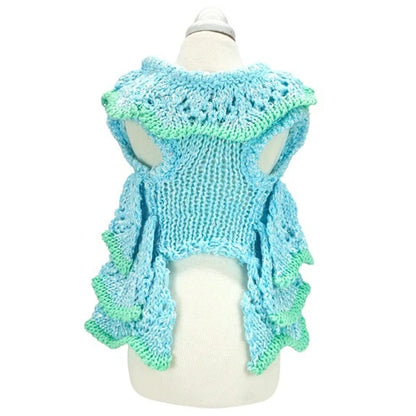 リュクスバーディ Luxe birdie アリエルニットワンピース【小型犬 犬服 ワンピース ドレス スカート セレブ】