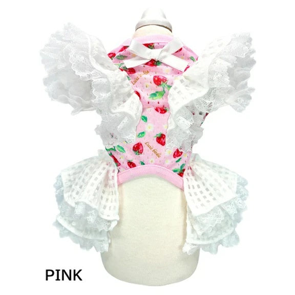 リュクスバーディ Luxe birdie レ・フリュイワンピース【小型犬 犬服 ワンピース ドレス スカート セレブ】