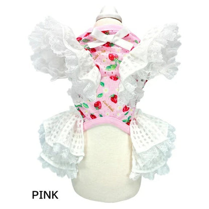 リュクスバーディ Luxe birdie レ・フリュイワンピース【小型犬 犬服 ワンピース ドレス スカート セレブ】