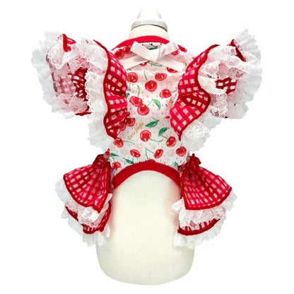 リュクスバーディ Luxe birdie レ・フリュイワンピース【小型犬 犬服 ワンピース ドレス スカート セレブ】