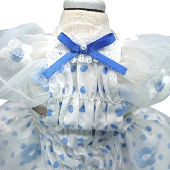 リュクスバーディ Luxe birdie オードリーワンピース【小型犬 犬服 ワンピース ドレス スカート セレブ】