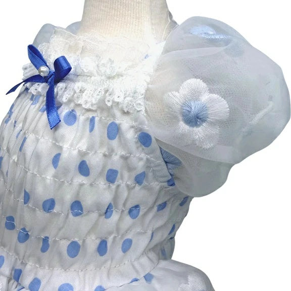 リュクスバーディ Luxe birdie オードリーワンピース【小型犬 犬服 ワンピース ドレス スカート セレブ】