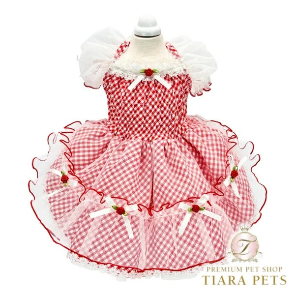 リュクスバーディ Luxe birdie ブリジットワンピース【小型犬 犬服 ワンピース ドレス スカート セレブ】