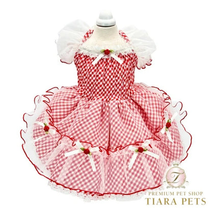 リュクスバーディ Luxe birdie ブリジットワンピース【小型犬 犬服 ワンピース ドレス スカート セレブ】