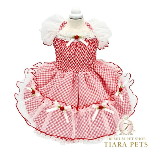 リュクスバーディ Luxe birdie ブリジットワンピース【小型犬 犬服 ワンピース ドレス スカート セレブ】