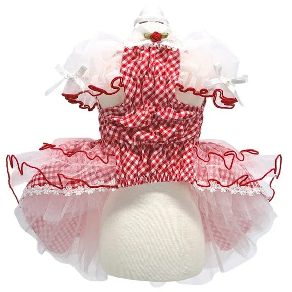 リュクスバーディ Luxe birdie ブリジットワンピース【小型犬 犬服 ワンピース ドレス スカート セレブ】